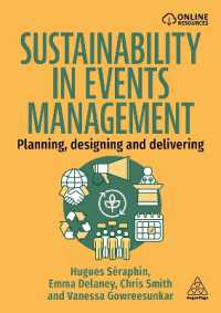 Sustainability in Events Management : Planning, Designing and Delivering