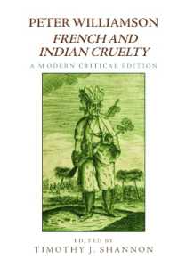 Peter Williamson, French and Indian Cruelty : A Modern Critical Edition