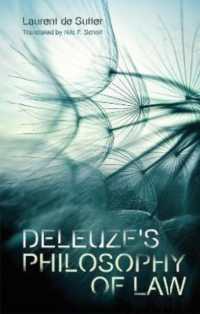 Deleuze'S Philosophy of Law (Plateaus - New Directions in Deleuze Studies)