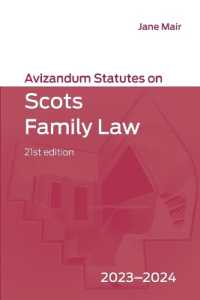 Avizandum Statutes on Scots Family Law : 2023-2024 (Avizandum Statutes)