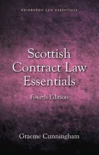 Scottish Contract Law Essentials : 4th edition (Edinburgh Law Essentials)
