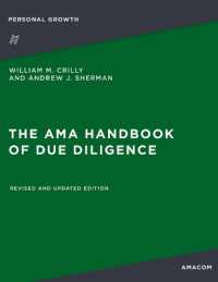 The AMA Handbook of Due Diligence : Revised and Updated Edition