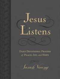 Jesus Listens, Large Text Leathersoft, Charcoal, with Full Scriptures : Daily Devotional Prayers of Peace, Joy, and Hope (A 365-Day Devotional)