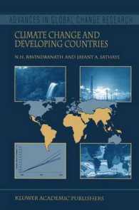 気候変動と途上国<br>Climate Change and Developing Countries (Advances in Global Change Research, V. 11)
