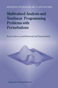Multivalued Analysis and Nonlinear Programming Problems with Perturbations (Nonconvex Optimization and Its Applications)