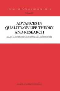 Advances in Quality-of-Life Theory and Research (Social Indicators Research Series Vol.20) （2003. 249 p.）