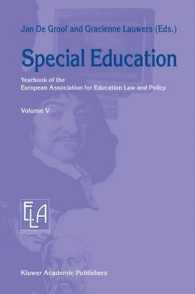 Special Education (Yearbook of the European for Education Law and Policy, 5)