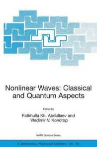 Nonlinear Waves: Classical and Quantum Aspects （2004. XXVIII, 555 S. 240 mm）