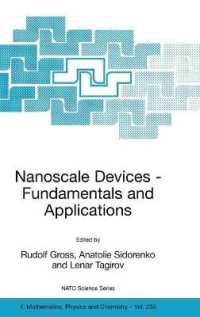 Nanoscale Devices - Fundamentals and Applications (NATO Science Series II : Mathematics, Physics and Chemistry) 〈Vol. 233〉