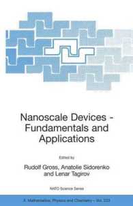 Nanoscale Devices - Fundamentals and Applications (NATO Science Series II : Mathematics, Physics and Chemistry) 〈Vol. 233〉