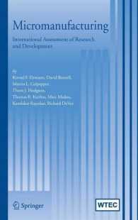Micromanufacturing : International Research and Development