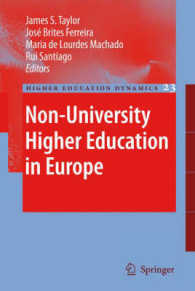 欧州における大学外の高等教育<br>Non-University Higher Education in Europe (Higher Education Dynamics) 〈Vol. 23〉