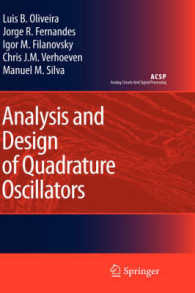 Analysis and Design of Quadrature Oscillators (Analog Circuits and Signal Processing)