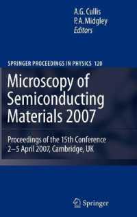 Microscopy of Semiconductor Materials : Proceedings of the 15th Conference (Springer Proceedings in Physics) 〈Vol. 120〉