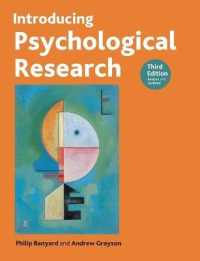 心理学調査入門（第３版）<br>Introducing Psychological Research （3 REV UPD）