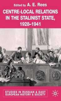 Centre-Local Relations in the Stalinist State 1928-1941 (Studies in Russian & Eastern European History)