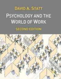 心理学と労働の世界<br>Psychology and the World of Work （2ND）