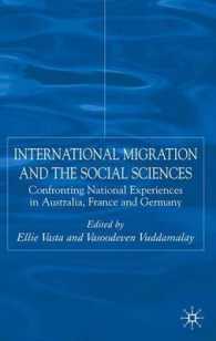 国際移住と社会科学<br>International Migration and the Social Sciences : Confronting National Experiences in Australia, France and Germany