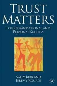 Trust Matters : For Organizational and Personal Success