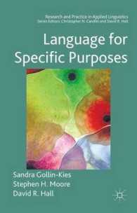 Language for Specific Purposes (Research and Practice in Applied Linguistics)