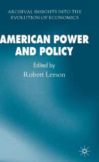 経済学史から見たアメリカの権力と政策<br>American Power and Policy