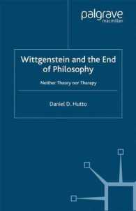 ウィトゲンシュタインと哲学の終焉：理論でも治療でもなく<br>Wittgenstein and the End of Philosophy : Neither Theory Nor Therapy