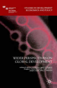 国際開発への幅広い視点<br>Wider Perspectives on Global Development (Studies in Development Economics and Policy)
