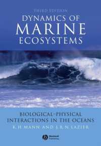 海洋生態系の動態学（第３版）<br>Dynamics of Marine Ecosystems : Biological-physical Interactions in the Oceans （3RD）