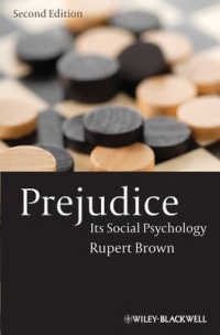 偏見の社会心理学（第２版）<br>Prejudice : Its Social Psychology （2ND）