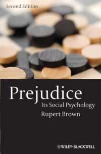偏見の社会心理学（第２版）<br>Prejudice : Its Social Psychology （2ND）