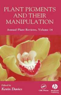 PLANT PIGMENTS AND THEIR MANIPULATION - ANNUAL PLANT REVIEWS S. -- hardback