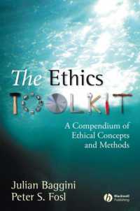 『倫理学の道具箱』（原書）<br>The Ethics Toolkit : A Compendium of Ethical Concepts and Methods