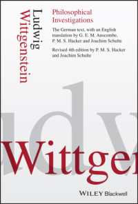 ウィトゲンシュタイン『哲学探究』（原書）※独英対訳・第４版<br>Philosophische Untersuchungen / Philosophical Investigations （4TH）