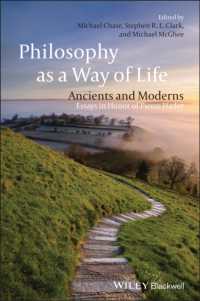 ピエール・アドと生の作法としての哲学<br>Philosophy as a Way of Life : Ancients and Moderns - Essays in Honor of Pierre Hadot