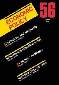 Economic Policy (Economic Policy) 〈Vol. 56〉