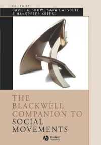ブラックウェル版社会運動必携<br>The Blackwell Companion to Social Movements (Blackwell Companions to Sociology)