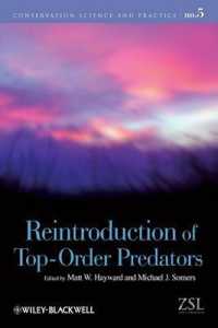 Reintroduction of Top-order Predators (Conservation Science and Practice)