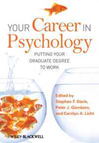 心理学キャリア・ガイド<br>Your Career in Psychology : Putting Your Graduate Degree to Work