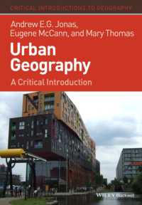 都市地理学：批判的入門<br>Urban Geography : A Critical Introduction (Critical Introductions to Geography)