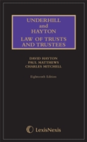 英国信託法（第１８版）<br>Underhill and Hayton Law of Trusts and Trustees （18TH）