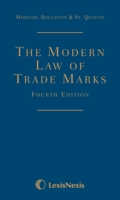 現代商標法（第４版）<br>Morcom, Roughton and Malynicz : The Modern Law of Trade Marks （4TH）