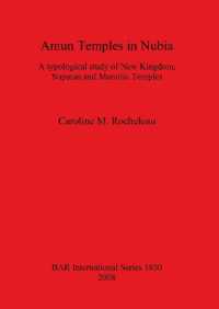 Amun Temples in Nubia : A typological study of New Kingdom, Napatan and Meroitic Temples