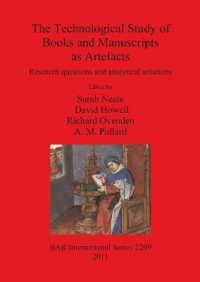 The Technological Study of Books and Manuscripts as Artefacts : Research questions and analytical solutions