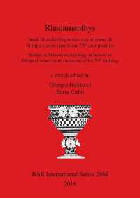 Radhamanthys : Studi di archeologia minoica in onore di Filippo Carinci per il suo 70o compleanno/Studies in Minoan archaeology in honour of Filippo Carinci on the occasion of his 70th birthday