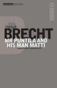 Mr Puntila and His Man Matti (Modern Classics)