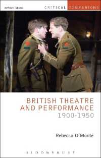 British Theatre and Performance 1900-1950 (Critical Companions)