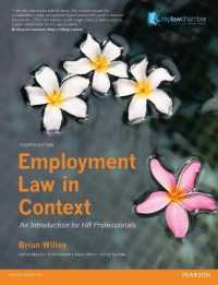 Employment Law in Context : An Introduction for HR Professionals （4TH）