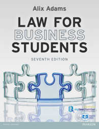 Law for Business Students -- Paperback （7 Rev ed）