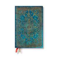 Paperblanks 2025 Weekly Planner Azure Equinoxe 12-Month Mini Horizontal Elastic Band 160 Pg 100 GSM