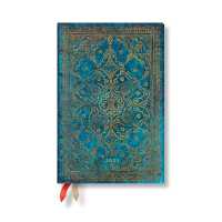 2025 Azure Mini Horizontal Hardcover 12-Month， 160pg， 100gsm， 2025 Planner by Paperblanks (Equinoxe)